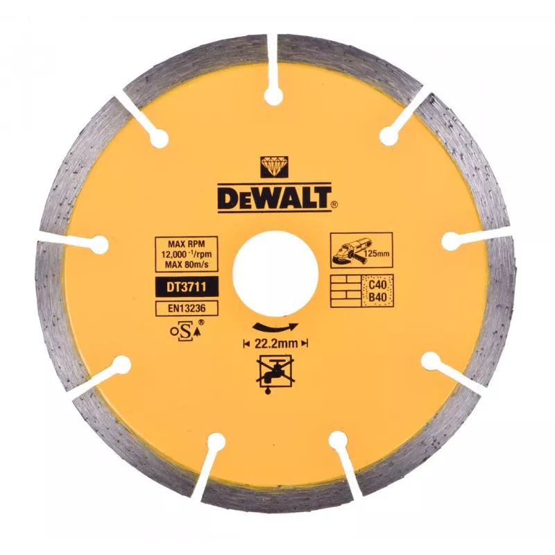 DEWALT DWE46107 125 mm Szlifierka kątowa z osłoną przeciwpylną 1400 W