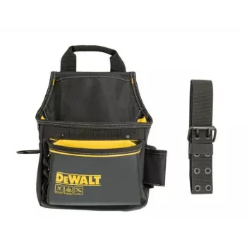 DEWALT DWST40101-1 Wytrzymały pokrowiec narzędziowy z tarpolina, czarno-żółty, wodoodporny, szeroki otwór, wzmocniona podstawa