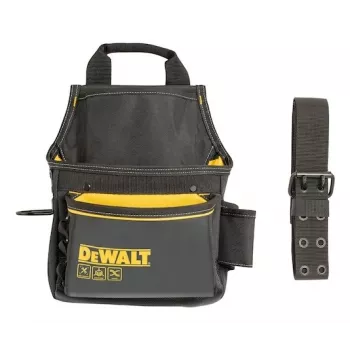 DEWALT DWST40101-1 Wytrzymały pokrowiec narzędziowy z tarpolina, czarno-żółty, wodoodporny, szeroki otwór, wzmocniona podstawa