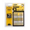 DEWALT Zest. XPC Blades Zestaw noży paletowych, 5 sztuk, ostrza ze stali nierdzewnej, drewniane uchwyty, elastyczne, do malarstwa olejnego i akrylowego