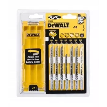 DEWALT Zest. XPC Blades Zestaw noży paletowych, 5 sztuk, ostrza ze stali nierdzewnej, drewniane uchwyty, elastyczne, do malarstwa olejnego i akrylowego
