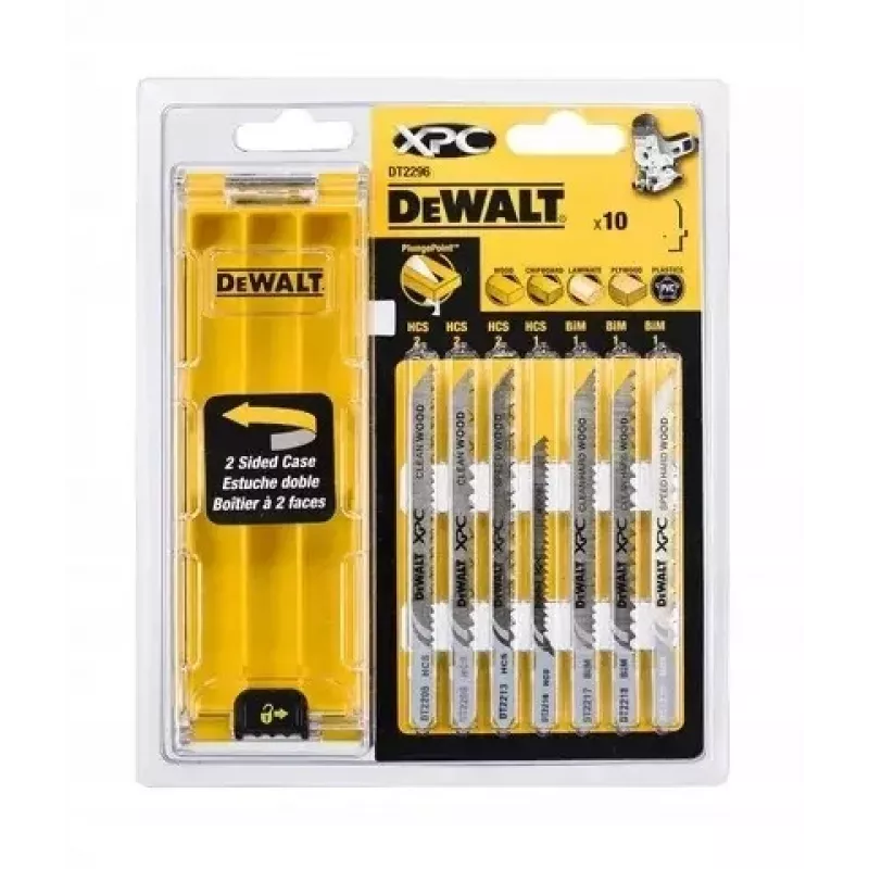 DEWALT Zest. XPC Blades Zestaw noży paletowych, 5 sztuk, ostrza ze stali nierdzewnej, drewniane uchwyty, elastyczne, do malarstwa olejnego i akrylowego