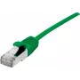 Dexlan Cat. 6A S/FTP (PiMF) ultracynki bezhalogenowy kabel krosowy z ochroną zatrzasku, zielony, 10,0 m 858720