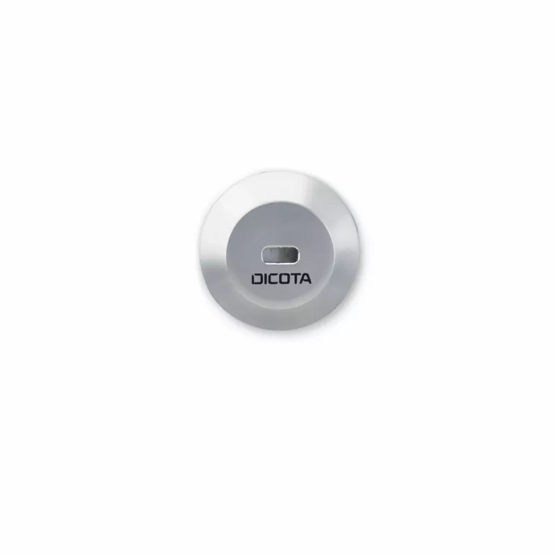 DICOTA płytka kotwicząca do zamka laptopa dla T-Lock, srebrna D32052