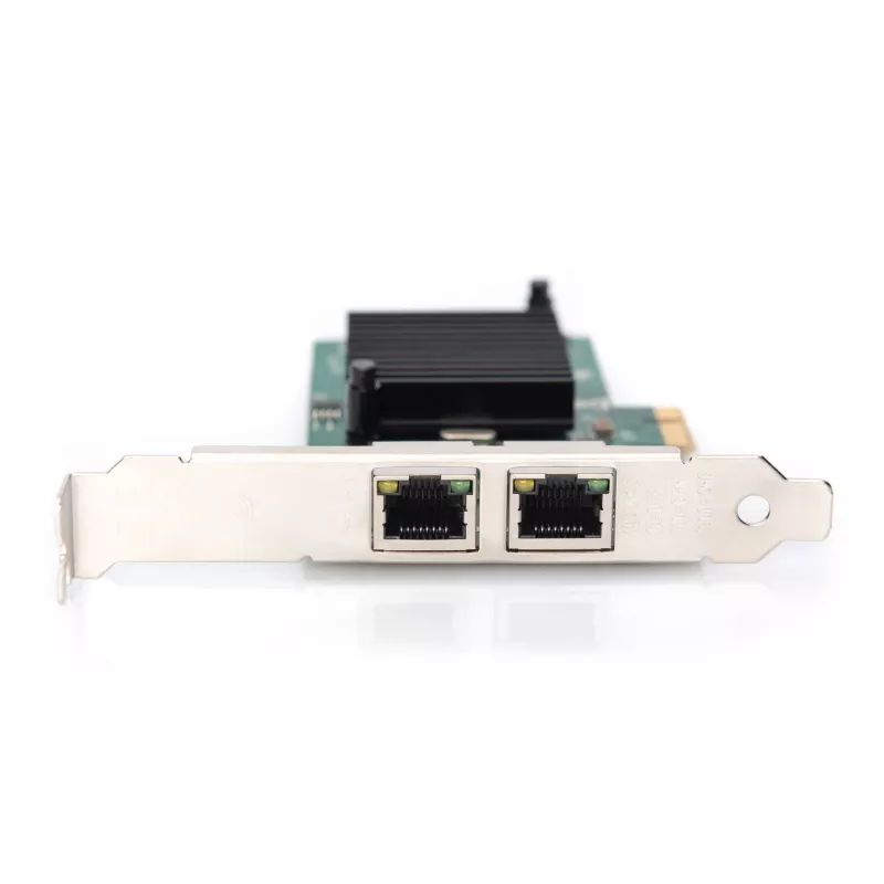 Karta sieciowa DIGITUS 2-portowa Gigabit Ethernet, RJ45, PCI Express, chipset Intel I210-AT (DN-1013-2)