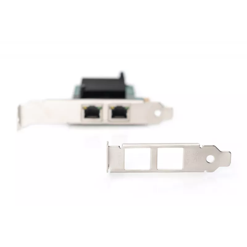 Karta sieciowa DIGITUS 2-portowa Gigabit Ethernet, RJ45, PCI Express, chipset Intel I210-AT (DN-1013-2)