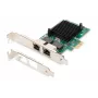 Karta sieciowa DIGITUS 2-portowa Gigabit Ethernet, RJ45, PCI Express, chipset Intel I210-AT (DN-1013-2)