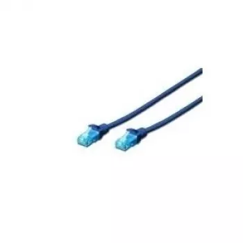 Kabel krosowy DIGITUS CAT 5e U/UTP, RJ45, 0,5 m, żółty, PVC, pozłacane styki, Gigabit Ethernet DK-1512-005/Y