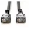 DIGITUS CAT 6A F/FTP Slim Patch Cable, 5m, Czarny, 10-Pack, LSZH