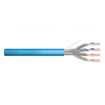 DIGITUS Cat6A Installation Cable U/FTP Dca AWG 23/1 LSOH 500m Blue Reel