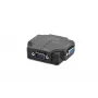 DIGITUS DS-41120-1 Rozdzielacz VGA 2-portowy, obudowa plastikowa, 350 MHz, HDSUB 15/M na 2x HDSUB 15/F, 1080p
