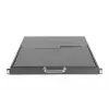 DIGITUS Modular HD LCD KVM Console z 17 inch TFT, 16-portowe połączenie KVM CAT 5, touchpad, niemiecki układ klawiatury