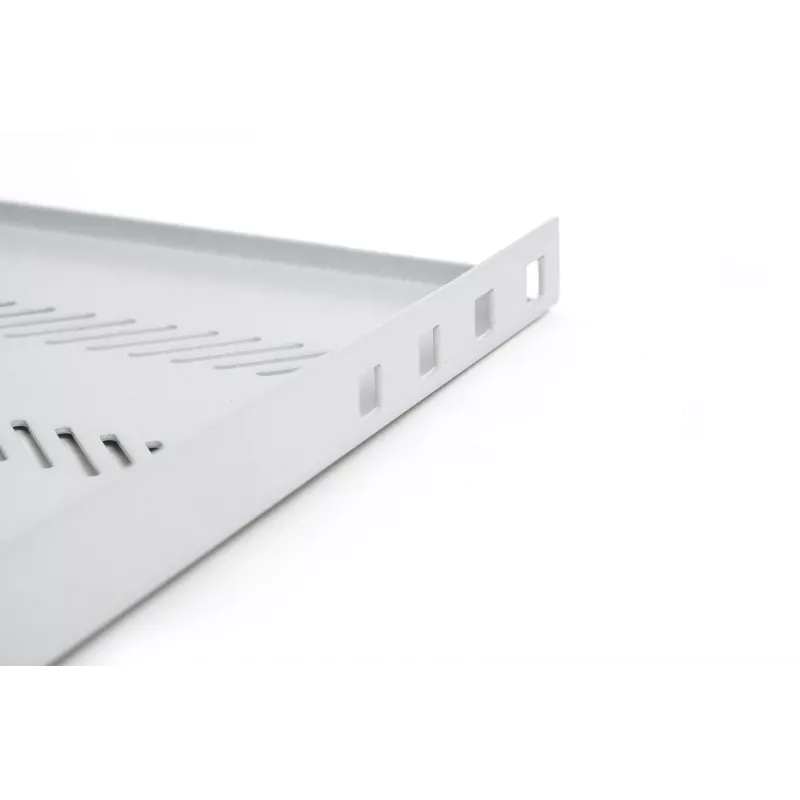 Digitus TN-19-650-1U-GY 19 cali Stała półka rack 1U, głębokość 650 mm, szary, obciążenie 25 kg
