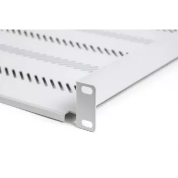 Digitus TN-19-650-1U-GY 19 cali Stała półka rack 1U, głębokość 650 mm, szary, obciążenie 25 kg