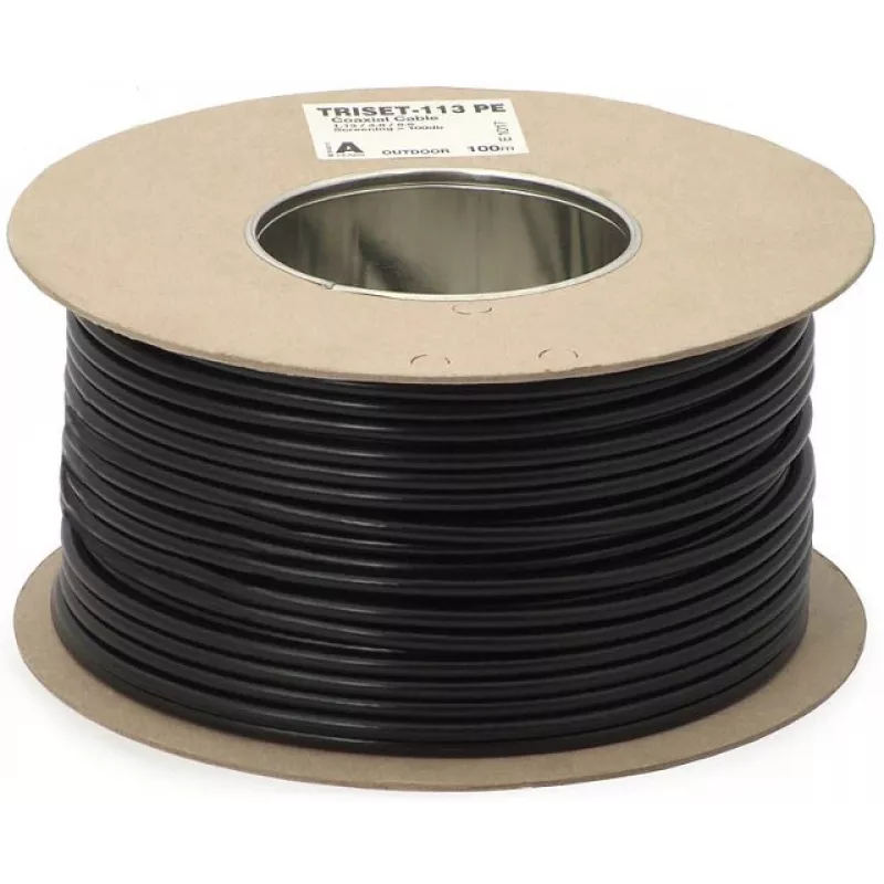 DIPOL TRISET-113 kabel koncentryczny wypełniony żelem 75 Ohm, płaszcz PE, klasa A 100 dB