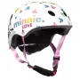 Kask sportowy Disney Minnie Mouse dla dzieci 3-6 lat, różowo-czerwony, CE EN 1078, regulowany, 6 otworów wentylacyjnych