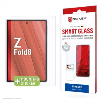 DISPLEX Smart Glass Samsung Galaxy Z Fold8 Szkło ochronne - hartowane szkło 9H, ultra przejrzyste, bez pęcherzyków, przeciw odciskom palców