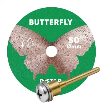 DISTAR diamentowa tarcza tnąca BUTTERFLY 50 x 0.6 x 5.8/3.2-3.0F z trzpieniem