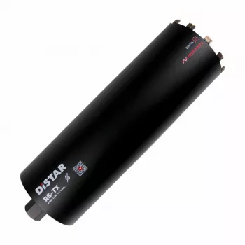 Distar RS-TX Wiertło diamentowe koronowe 162 mm x 450 mm, 1 1/4 cala UNC, wiercenie na mokro