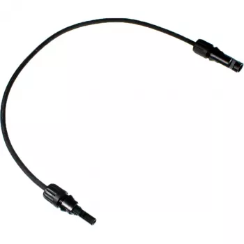 Przedłużacz solarny DIVERSE 6mm², MC4 męski-żeński, 1,5 metra, czarny