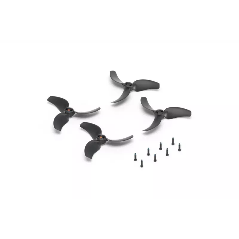 DJI Avata 2 Śmigła (Para) – Oficjalny zamiennik, szybkomocujące, 3-łopatowe, czarne