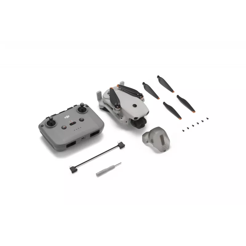 DJI Mini 2 Fly More Combo - Ultralekki dron z kamerą 4K, 3-osiowy gimbal, 30 min lotu, GPS, wideo 2.7K, zdjęcia 12 MP, składany quadkopter