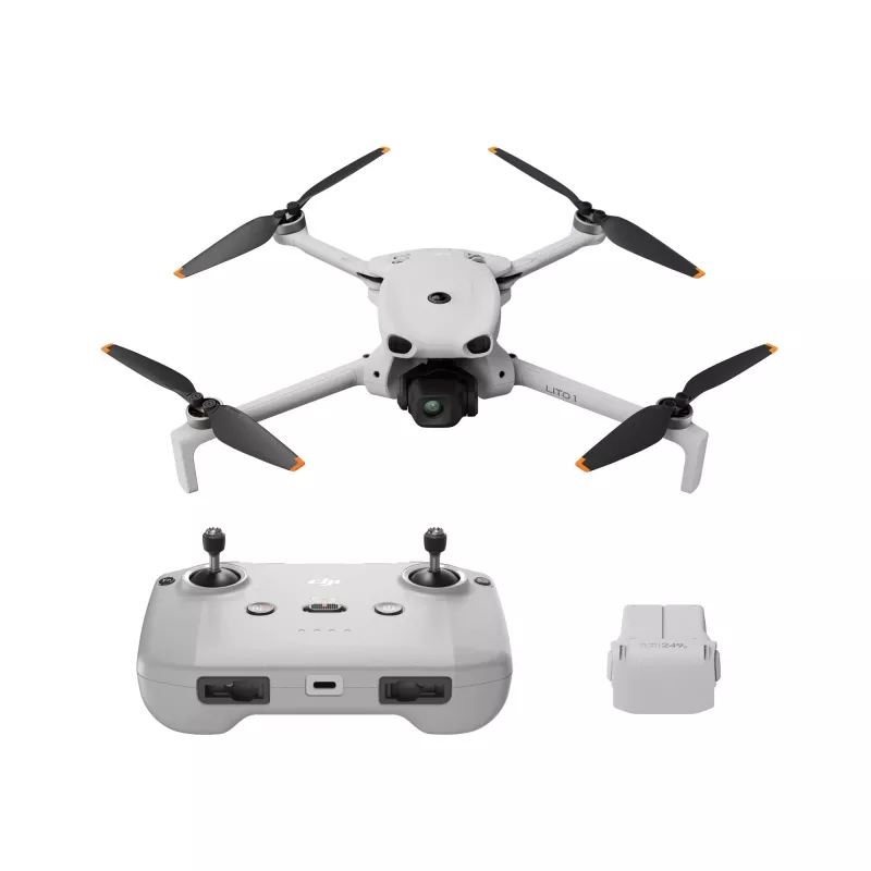 DJI Mini 2 Fly More Combo - Ultralekki dron z kamerą 4K, 3-osiowy gimbal, 30 min lotu, GPS, wideo 2.7K, zdjęcia 12 MP, składany quadkopter