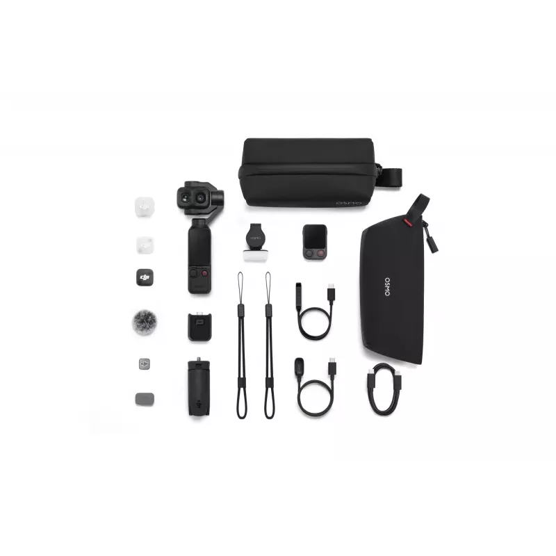 DJI Osmo Mobile 6 Smartfonowy Gimbal Stabilizator 3-osiowy Składany z Przedłużanym Ramieniem, ActiveTrack 5.0, Magnetycznym Zaciskiem, Grafitowy