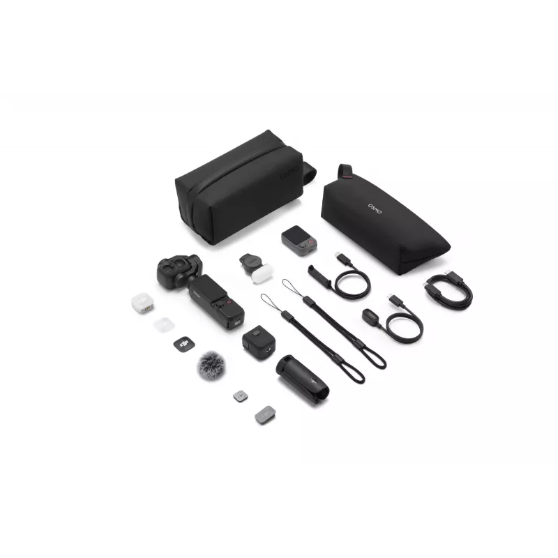 DJI Osmo Mobile 6 Smartfonowy Gimbal Stabilizator 3-osiowy Składany z Przedłużanym Ramieniem, ActiveTrack 5.0, Magnetycznym Zaciskiem, Grafitowy