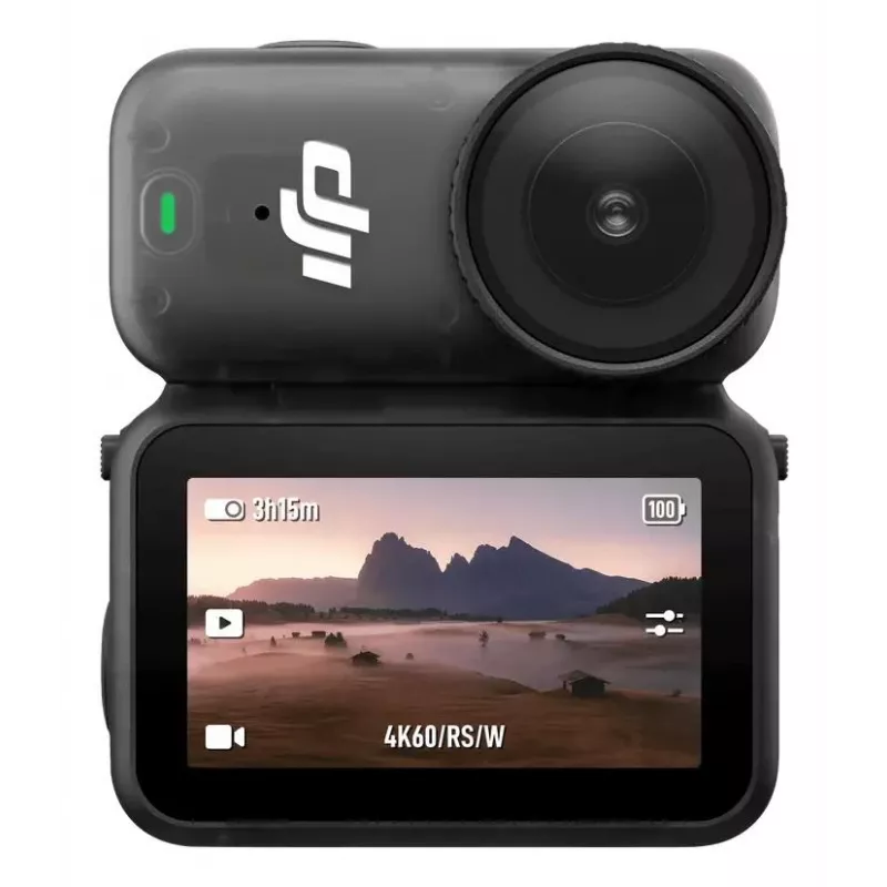 DJI Osmo Nano On-The-Go Combo 4K Camera z 3-osiowym gimbalem, 1-calowa matryca CMOS, ekran dotykowy, DJI Mic 2