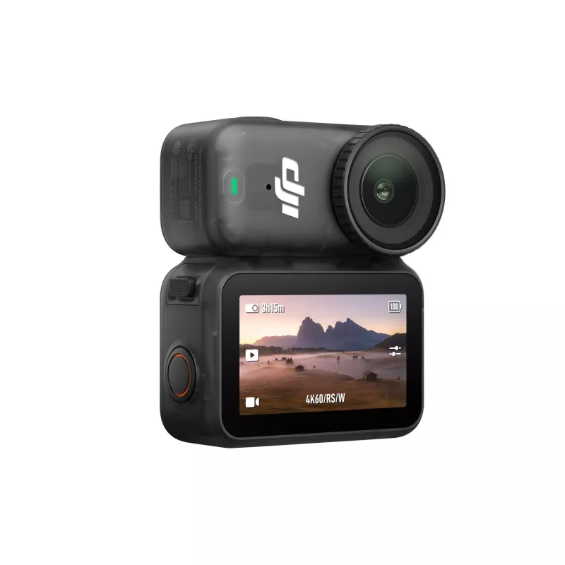 DJI Osmo Nano On-The-Go Combo 4K Camera z 3-osiowym gimbalem, 1-calowa matryca CMOS, ekran dotykowy, DJI Mic 2