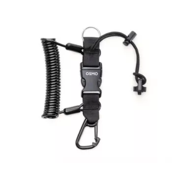 DJI Osmo Pocket smycz antyzgubna - regulowany nylonowy pasek na nadgarstek do DJI Osmo Pocket i Pocket 2, czarny