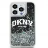 DKNY Apple iPhone 15 Pro 6,1 cala twarda obudowa Liquid Glitter Big Logo Czarna