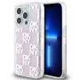 DKNY Apple iPhone 15 Pro 6,1 cala twarda obudowa Liquid Glitter Multilogo Różowa