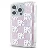 DKNY Apple iPhone 15 Pro Max 6,7 cala twarda obudowa Liquid Glitter Multilogo Różowa