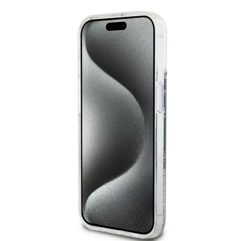 Etui DKNY Liquid Glitter Big Logo do iPhone 14/15/13 - czarne