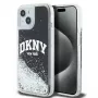 Etui DKNY Liquid Glitter Big Logo do iPhone 14/15/13 - czarne