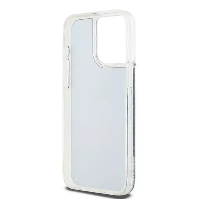 DKNY Liquid Glitter Big Logo etui iPhone 14 Pro Max - czarne