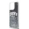DKNY Liquid Glitter Big Logo etui iPhone 14 Pro Max - czarne