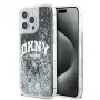 DKNY Liquid Glitter Big Logo etui iPhone 14 Pro Max - czarne