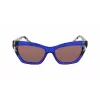 Okulary przeciwsłoneczne DKNY Damskie DK547S5516425 - Oprawka Havana Acetate, Soczewki Brązowy Gradient, 55mm