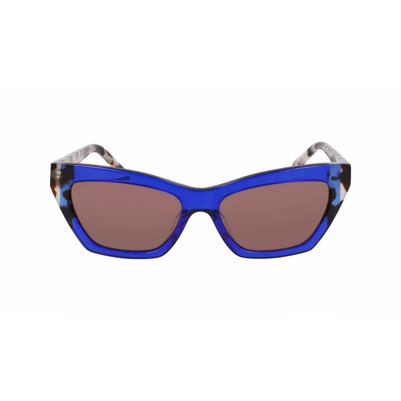 Okulary przeciwsłoneczne DKNY Damskie DK547S5516425 - Oprawka Havana Acetate, Soczewki Brązowy Gradient, 55mm