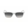 Okulary przeciwsłoneczne DKNY DK713S dla kobiet - brązowa havana, prostokątna oprawka z brązowymi soczewkami gradientowymi - szerokość soczewki 56 mm
