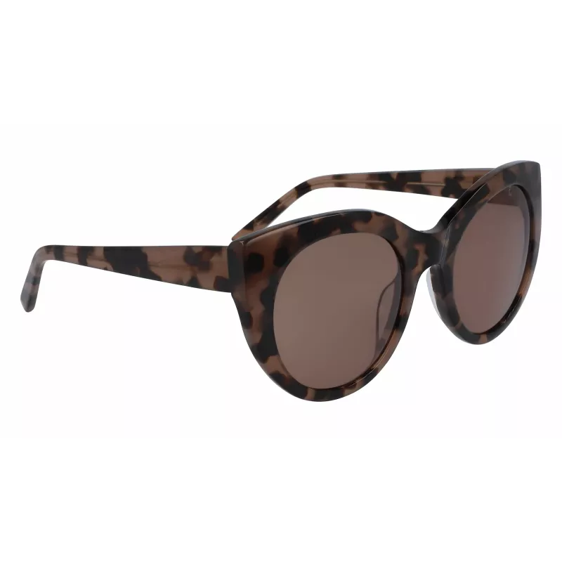 Okulary przeciwsłoneczne DKNY damskie DK517S-230 Havana Brown Rectangular 52mm