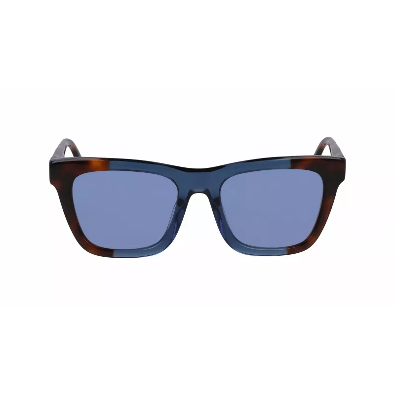 Okulary przeciwsłoneczne DKNY damskie DK529S-240 Brązowa Havana Oprawa acetatowa Brązowe soczewki gradientowe 53mm
