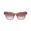 Okulary przeciwsłoneczne damskie DKNY DK541S-265 Brązowy Havana Kwadratowa Oprawka Acetatowa z Brązowymi Gradientowymi Soczewkami Poliwęglanowymi 51/21/140 mm