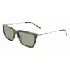 Okulary przeciwsłoneczne DKNY damskie DK709S305 - czarna oprawka acetatowa, szare soczewki poliwęglanowe, szerokość soczewki 55 mm