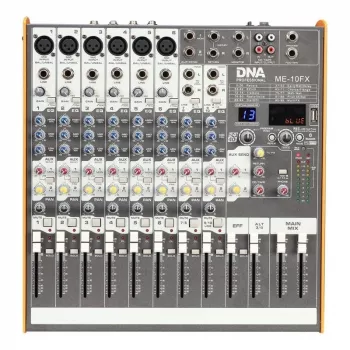 DNA PROFESSIONAL DNA ME-10FX Mikser Audio - 10 kanałów USB Bluetooth