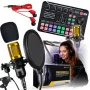 DNA Studio Set Zewnętrzna karta dźwiękowa Bluetooth z efektami DSP, zasilaniem fantomowym, USB-C i baterią