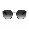 Okulary przeciwsłoneczne Dolce & Gabbana damskie DG2227J-02-8G Złote Metalowe Szary Gradient 52mm
